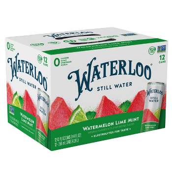 Waterloo Watermelon Lime Mint Still Water - 12pk/12 fl oz Cans