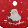 Season's Designs 48In Red Santa Tree Skirt Screenprint - 2 of 3