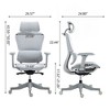 CAVINAS Mesh Task and Office Chairs with High Back,Ergonomic Office Chairs with 4D Armrests & 360°Swivel Base,Computer Chair for Office - 2 of 4