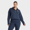 Women's Fleece Half Zip Pullover Sweatshirt - All In Motion™ - 3 of 4