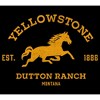 Men's Yellowstone Blue Horse Dutton Ranch Montana Est. 1886 T-Shirt - 2 of 4