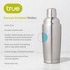 True Vacuum Insulated Cocktail Shaker Leak Proof Insulated Shaker Stainless Steel, Cocktail Shaker, Drink Shaker and Strainer, 25oz, Silver, Set of 1 - 2 of 4