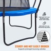 VEVOR 12FT Trampoline, 400 lbs Trampoline with Enclosure Net, Ladder, and Curved Pole, Heavy Duty Trampoline with Jumping Mat and Spring Cover Padding - 4 of 4