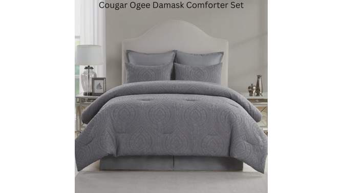 6pc Home Cougar Comforter Bedding Set - VCNY , 2 of 8, play video
