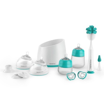 nanobebe Complete Feeding Set - Teal - 11pc