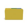 MyOfficeInnovations Colored 3-Tab File Folders Legal Assorted Colors 100/pack 344939 - 2 of 3