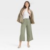 Women's High-Rise Gauze Wide Leg Pull-On Pants - Universal Thread™ - 3 of 3