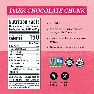 Purely Elizabeth Dark Chocolate Chunk Granola Bites - 7oz