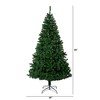Nearly Natural 7.5-ft Northern Tip Pine Artificial Christmas Tree with 400 Clear LED Lights - 2 of 4