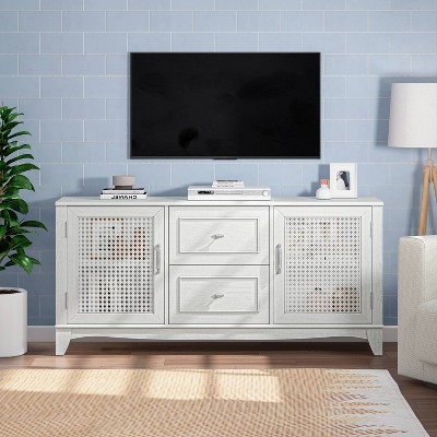 Target tv console store white