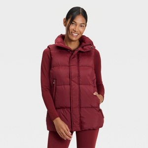 Women's Long Puffer Vest - All In Motion™ - 1 of 4