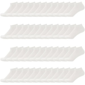 GENTLEAGU Viscose Bamboo Men’s Low Cut Thin Ankle Socks-Breathable, Soft Wholesale Bulk 48 Pairs - 1 of 4
