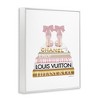 Stupell Industries Pink Gold Heels Bookstack, 24" x 30" - 3 of 4