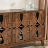 CENGHU Storage Cabinet, Modern Buffet Sideboard Cabinet with Storage, Coffee Bar Cabinet with 2 Doors for Bedroom, Living Room, Dining Room, Hallways - 2 of 4