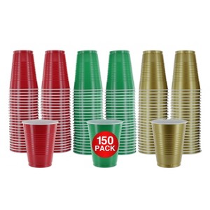 SparkSettings Disposable Plastic Cups 18oz, 50 Pack - 1 of 4