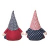 Transpac Plush Americana Gnome Sitter Set of 2 Patriotic Home Decorations - 3 of 3
