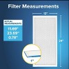 Filtrete 12x24x1 Premium Allergen Bacteria and Virus Air Filter 1900 MPR: MERV 13, Electrostatic, Captures Dust & Pollen - 3 of 4