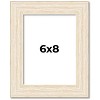 PosterPalooza | 6x8 Wide Barnwood Picture Frame, UV Acrylic, 6 Finishes - Grey, Brown, White, and Black - 2 of 4