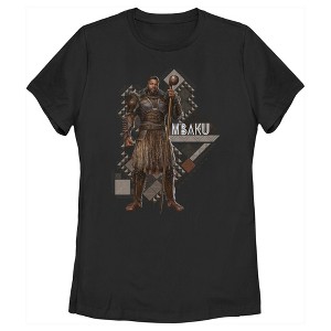 Women's Black Panther: Wakanda Forever Lord M'Baku Pattern T-Shirt - 1 of 4