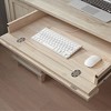 Sauder Hammond Computer Desk Chalk Oak: Laminated Surface, MDF Frame, Metal Hardware, 5-Year Warranty - 4 of 4