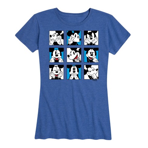 Women's - Disney - Mickey Grid Short Sleeve Graphic T-Shirt - image 1 of 4