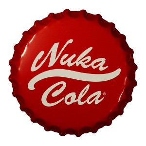 Fanattik Fallout Nuka-Cola Bottle Cap Tin Sign - 1 of 4