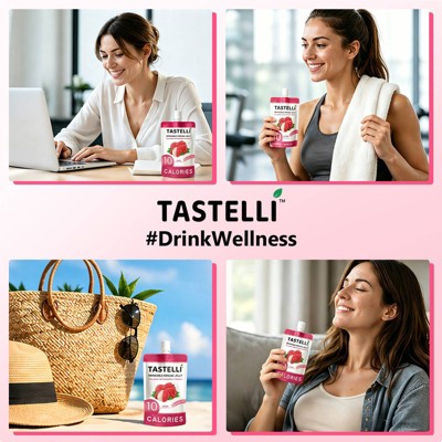 TASTELLI Konjac Jelly Lychee Pouches - 20.28 fl oz/4ct