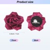 Unique Bargains Handmade Big Rose Flower Brooches and Pins for Women 4.3 Inch 1 Pc - 3 of 4