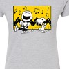 Women's - Peanuts - Charlie And Snoopy Dance Time Fitted Graphic T-Shirt - 2 of 4