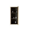 ChicFurnit Bathroom Storage Cabinet Natural Oak Floating Side Cabinet for Small Spaces, Oak, 17.71"*14.96"*33.18" - 2 of 4