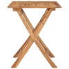 vidaXL Folding Patio Dining Table 35.4"x23.6"x29.5" Solid Teak Wood - 3 of 4