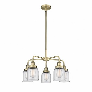 Innovations Lighting Bell 5 - Light Chandelier in  Antique Brass - 1 of 1