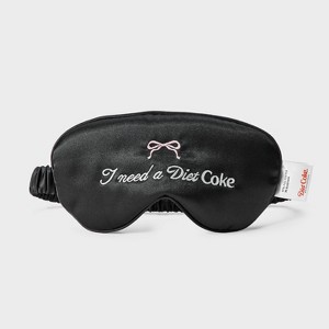 Women's Diet Coke Graphic Eyemask - Black - 1 of 3