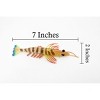 Collectible Wildlife Gifts | Shrimp, Prawn, Tiger Shrimp, Museum Quality, Hand Painted, Rubber Crustaceans,  Toy Model, Gift,   7"  CH245 BB122 - 2 of 4