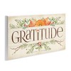Stupell Industries Seasonal Gratitude Floral Leaves Wall Plaque Art, 17" x 7" - 2 of 4
