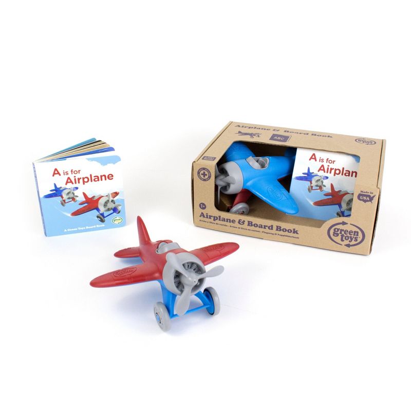 Green Toys Airplane &#38; Board Book, 3 of 8
