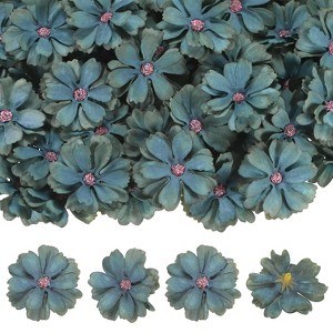 Unique Bargains Small Silk Artificial Daisy Flower Heads Wedding Party Decoration 100 Pcs - 1 of 4