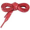 INSPIRE CHIC Flat Colorful Speckled Ink Shoestring Print Shoe Laces for Sneakers 2 Pairs - 2 of 4