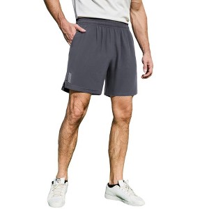 Men's 7" Swim Trunks Quick Dry Swim Board Shorts Beach Shorts Bathing Suits for Men - No Mesh Liner - 1 of 4