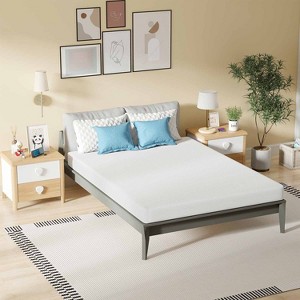 BestMassage 6 Inch Green Tea Memory Foam Mattress Cooling Gel Infused Mattress - 1 of 4