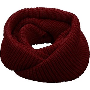 Zuppad Womens Thick Ribbed Knit Winter Infinity Circle Loop Scarf - 1 of 4