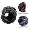 Unique Bargains Aquarium Hollow Tree Trunk Ornament Resin Fish Accessories Brown Green Pink Blue Gray 3.74" Length 1 Pcs - 3 of 4