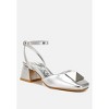 Griselda Brooch Detail Ankle Strap Women Sandals - 2 of 4