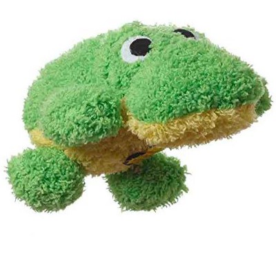 Multipet Look Whos Washing Frog - Talking Plush Dog Toy