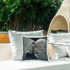 Stupell Industries White Lion Love Outdoor Decorative Throw Pillow, 18 x 18 - 3 of 3