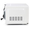 Galanz 0.7 cu ft 700W Countertop Microwave Oven in White with One Touch Express Cooking - 4 of 4