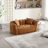 Dexmalle Soft beanbag chair lazy sofa with high resilience foam core for two people - 2 of 4