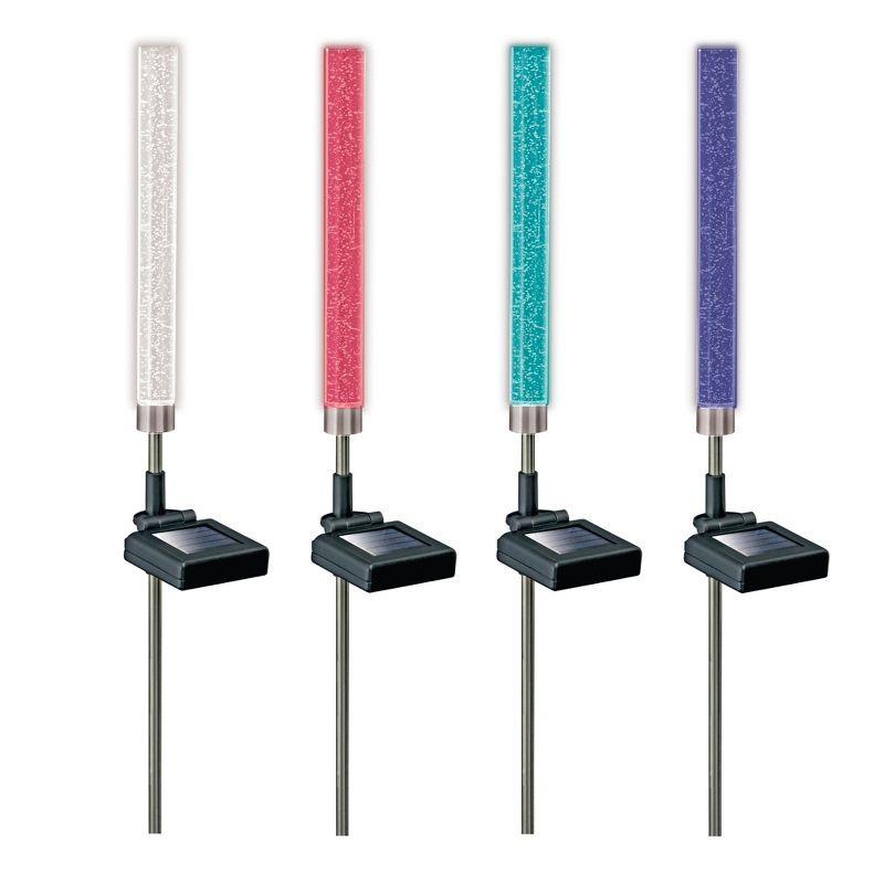 Bell + Howell Color Changing Solar Powered Glimmer Sticks for Gardens and Pathways, 2 of 5