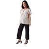Ingrid & Isabel Maternity Short Flutter Sleeve Popover Top - 4 of 4