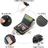 BEAFUP Wallets for Women,Leather RFID Blocking,Bifold Small Zipper Pocket Wallet,Card Case Purse with ID Window,Applies to Gift - 4 of 4